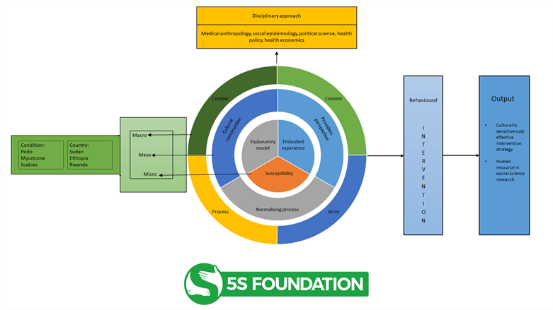 A flowchart illustrating the structure of the 5S Framework