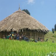 Hut and people_web