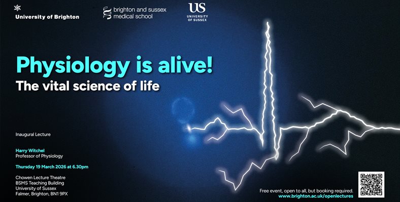 Harry Witchel Inaugural lecture graphic