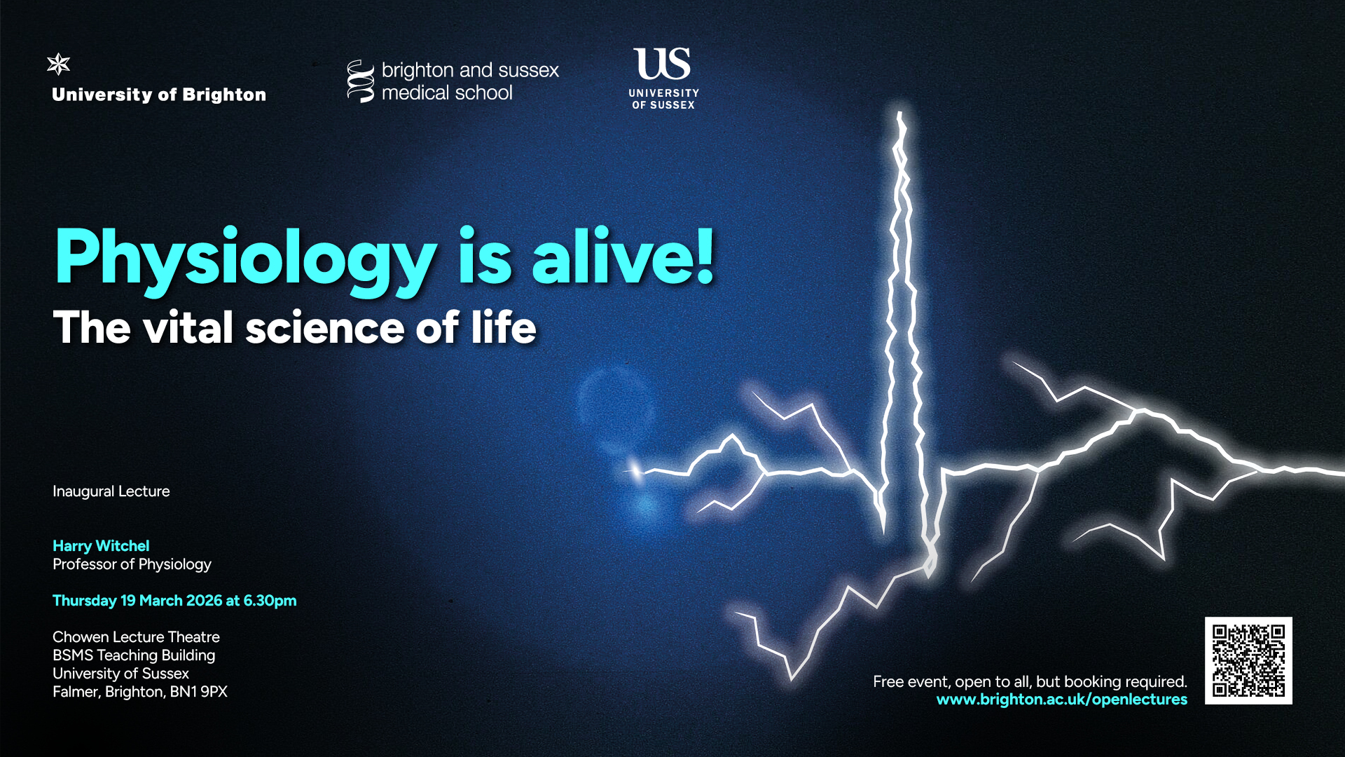 Harry Witchel Inaugural lecture graphic