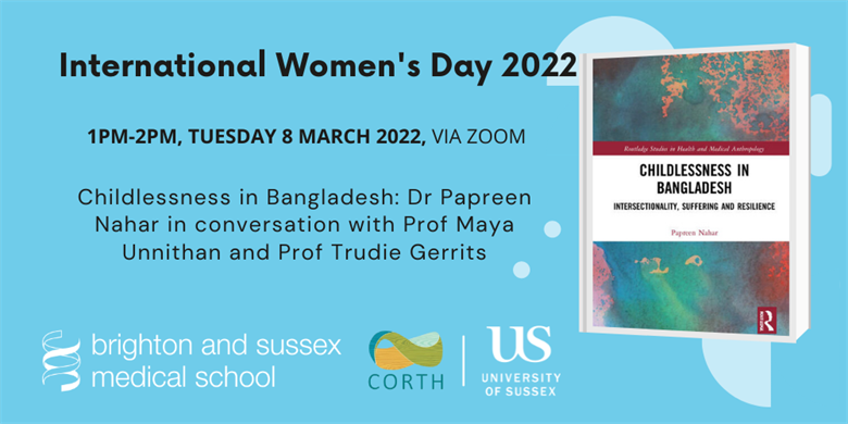 Web banner events page Book Launch International Women's Day 2022