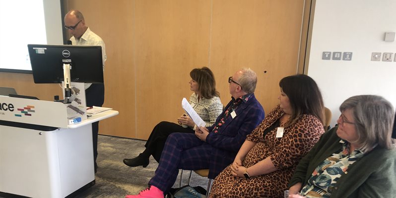 Prof Anjum Memon and the local government public health representatives