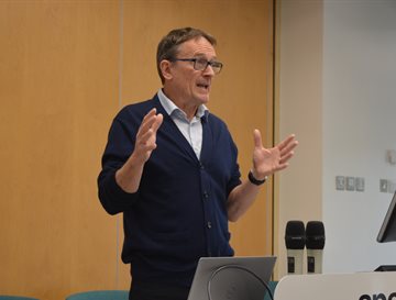 Prof Martin Llewelyn presenting at the Strategy and Delivery Focus at Conference