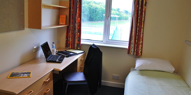 A photo of a bedroom at the falmer accommodation at brighton