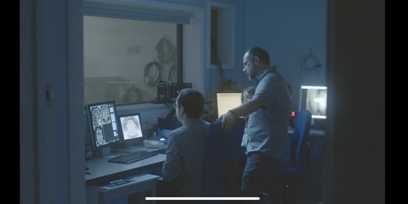 Researchers in the Clinical Neuroscience Department of Brighton and Sussex Medical School conducted breathwork research in a physiology lab and MRI scanner. Credit: Air Hunger documentary.