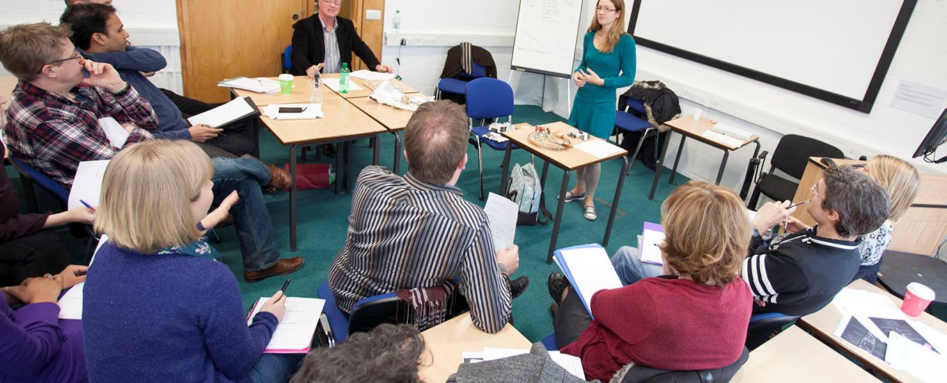 Students in a seminar setting