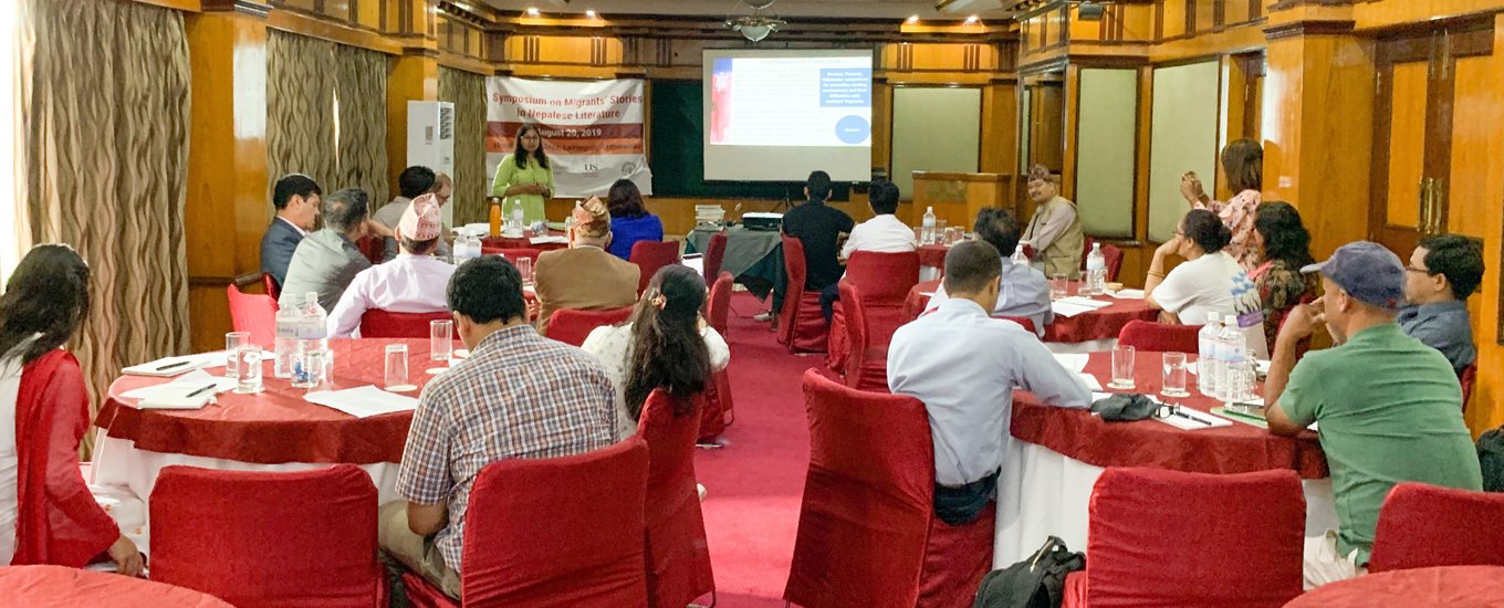 Guests in Nepal at a Symposium