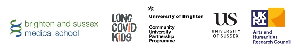 Collection of logos for everyone involved in the long covid stars project