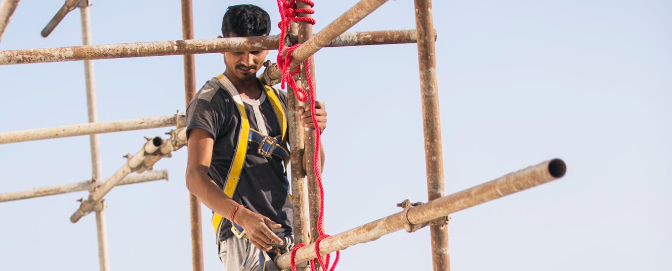 workers in Janakpur, Nepal