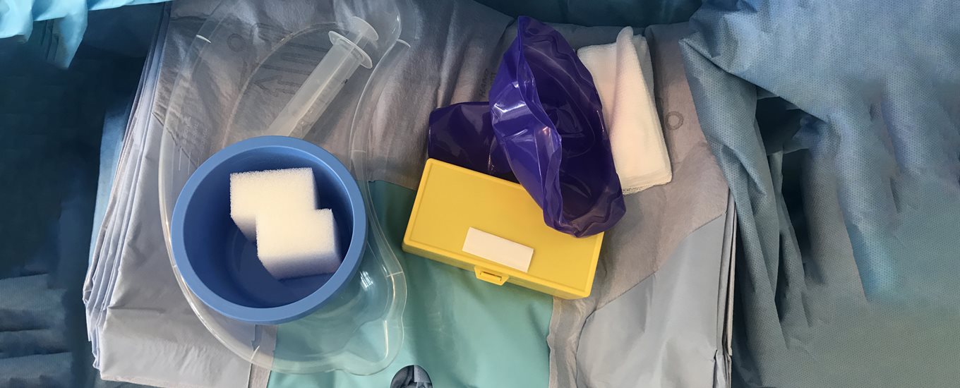 Image of single use plastic medical equipment