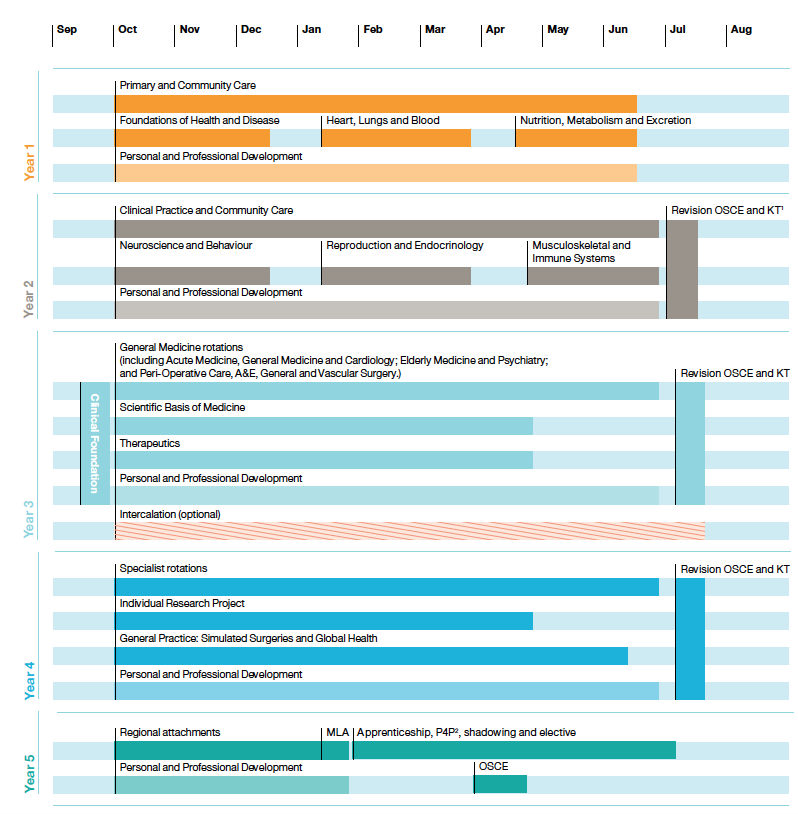 Course structure - BSMS