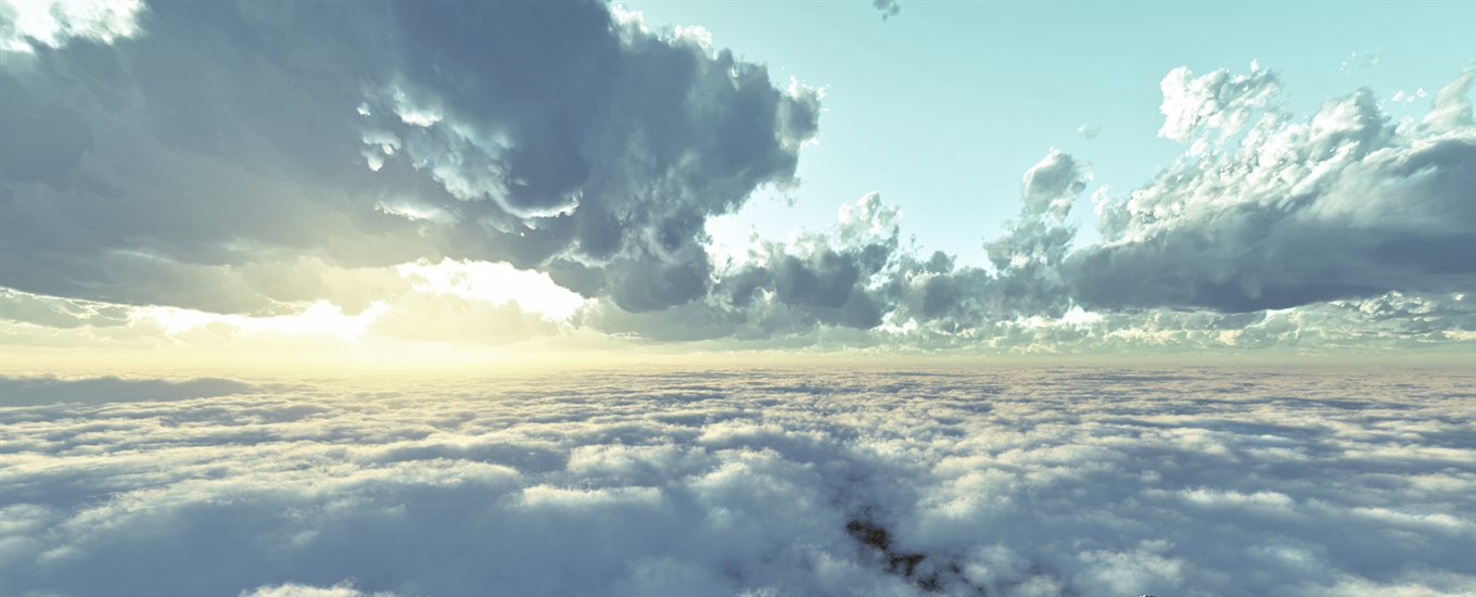 a photograph taken about clouds in the sky