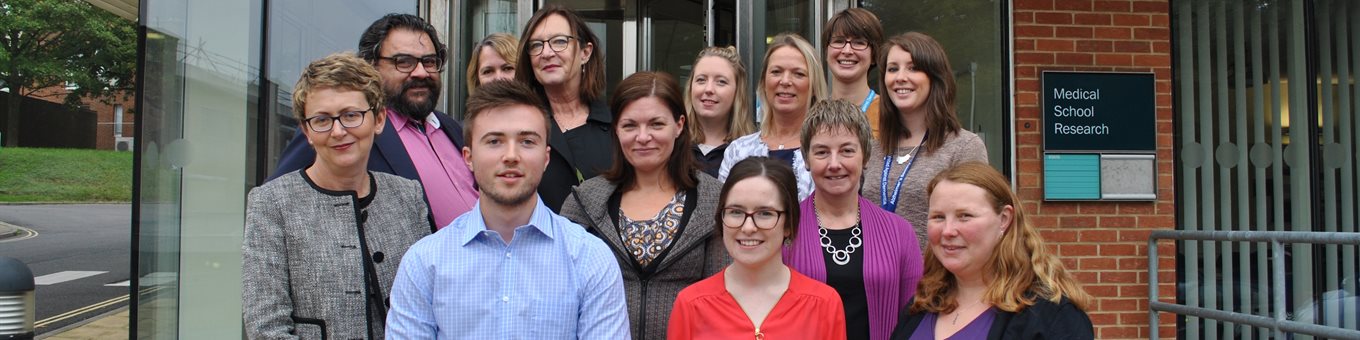 Group photo of all of the staff on the dementia team