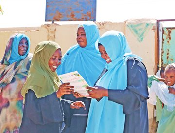 Scabies awareness teachers in Sudan