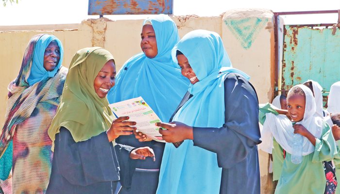 Scabies awareness teachers in Sudan