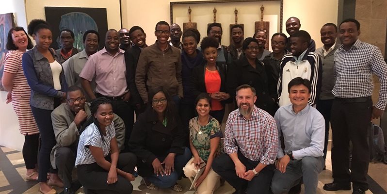 A group of HIV and sexual health experts in a group photo