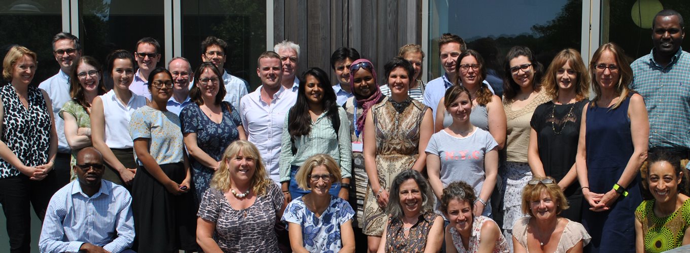 A group photo of the Global Health and Infection Leadership team in 2017