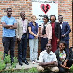 Group photo from when the Global Health team visited Rwanda