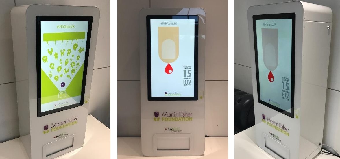 Martin Fisher Foundation Pilot Digital HIV testing Vending Machine