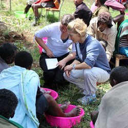 Field work - students working on a Podo project