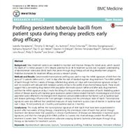 TB News - It is possible to predict how well tuberculosis (TB) responds to drug treatment (April 2016)