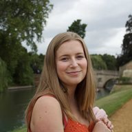 A photo showing student Izzy Templeton outside in a park