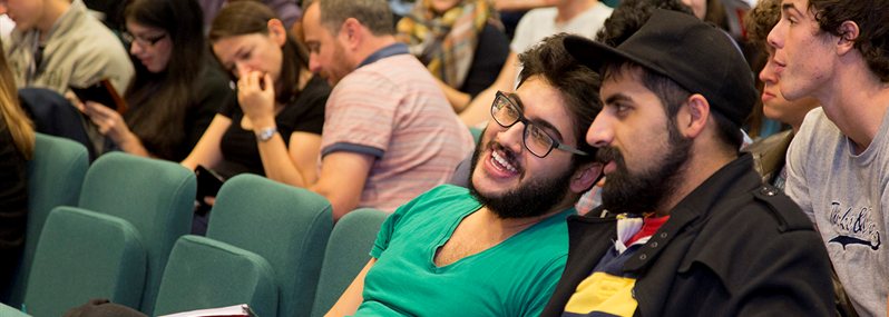 Students sitting in lecture